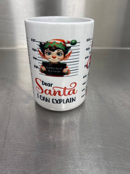 Dear Santa...I can explain - Mug of Cookies